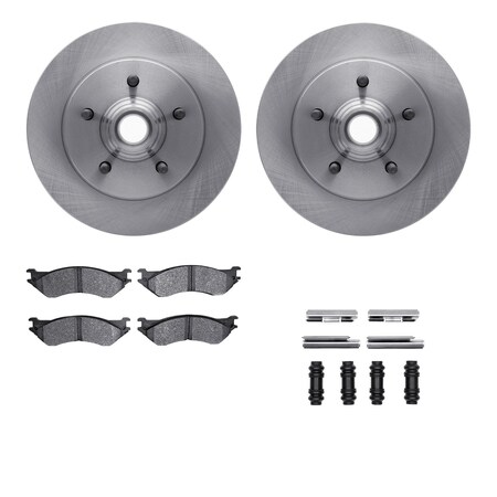 6512-99477, Rotors With 5000 Advanced Brake Pads Includes Hardware